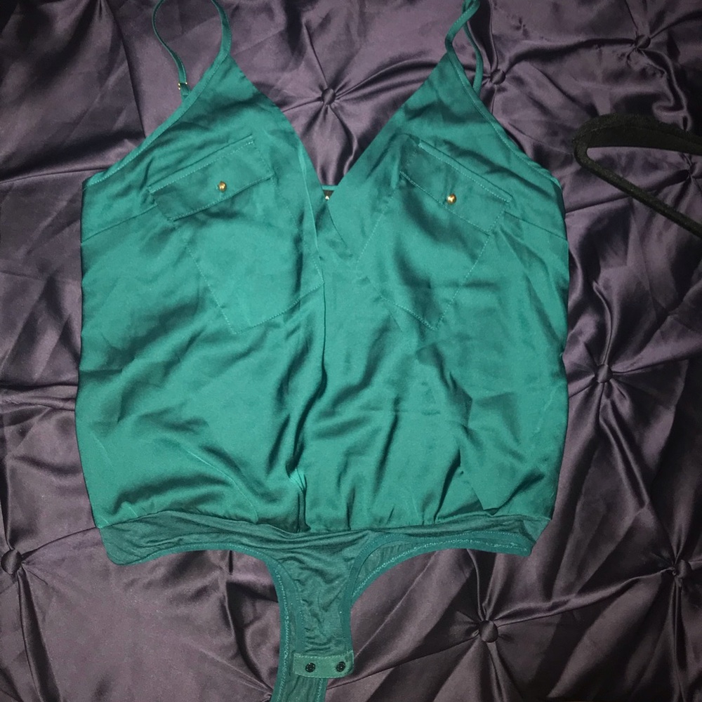 Green body suit tank